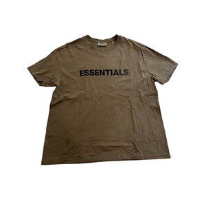 Essentials Brown Short Sleeve Tee